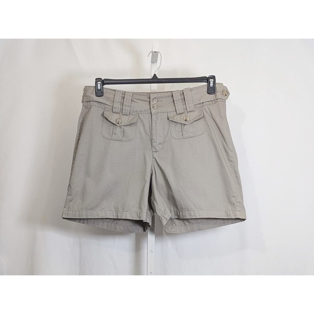 Vintage Y2K Shorts Brown Cotton Women's Size 16 Riders
